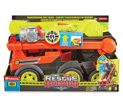 Rescue Heroes� Transforming Fire Truck