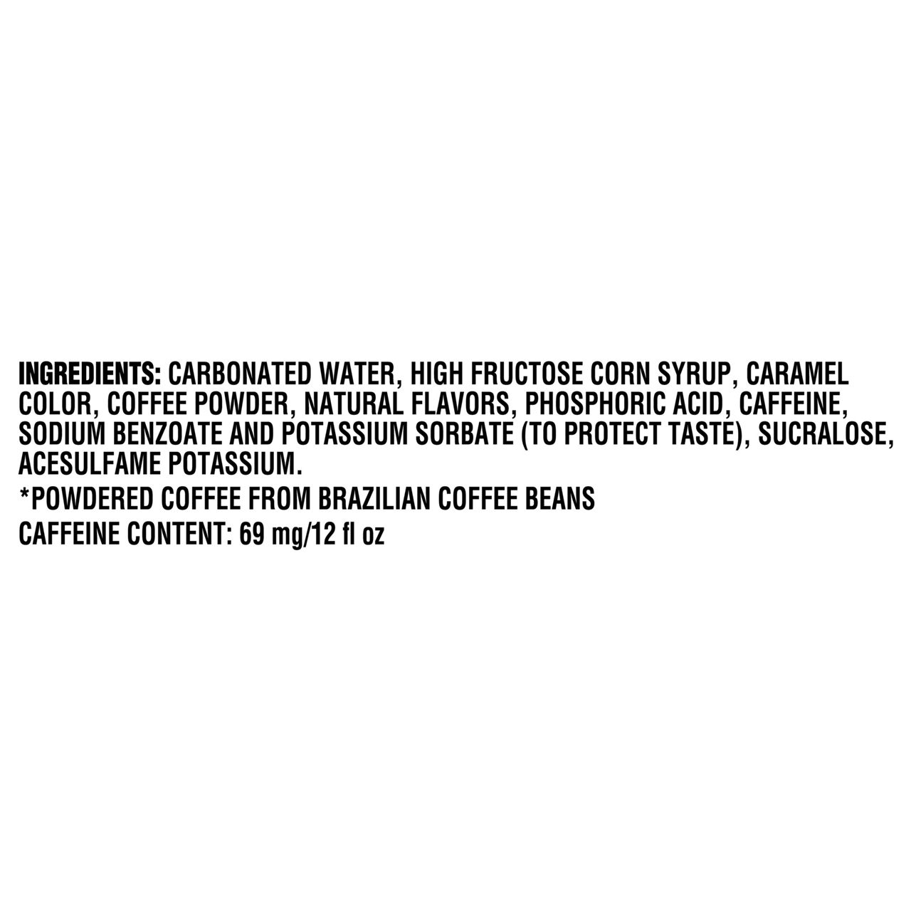Coca-Cola Caramel Cola with Coffee 12 fl oz