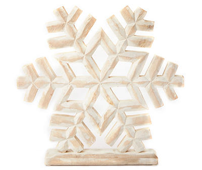 Broyhill Carved Snowflake Tabletop Decor