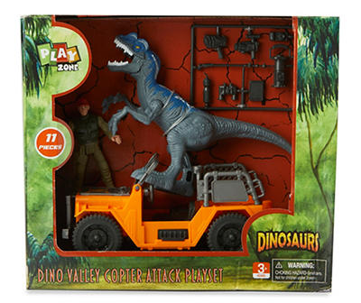 Dinosaurs Vehicle Attack Play Set