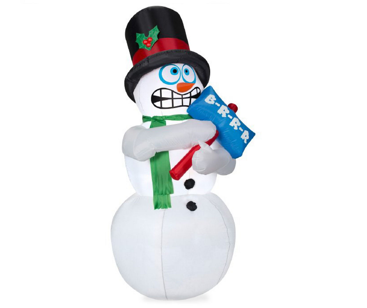 Giant snowman sale biglots family Christmas inflatable