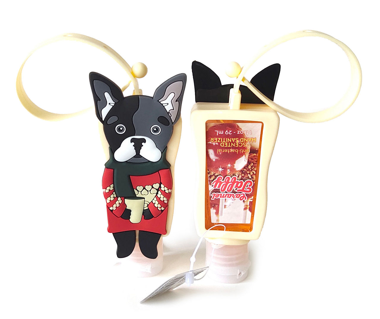 Frenchie Hand Sanitizer & Holder, 1 Oz.