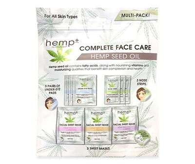 Hemp 9-Piece Sheet Mask Face Care Set