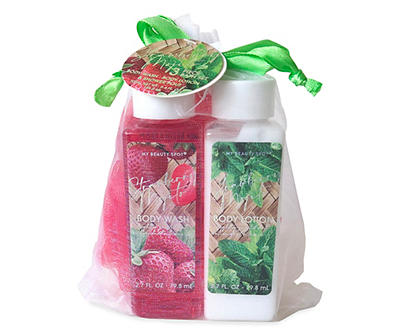 Strawberry Mojito 3-Piece Bath Gift Set