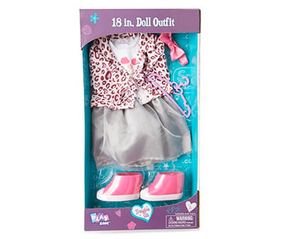 Imagine Us Leopard Jacket Doll Outfit & Accessory Set