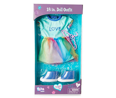Imagine Us Rainbow Doll Outfit & Accessory Set