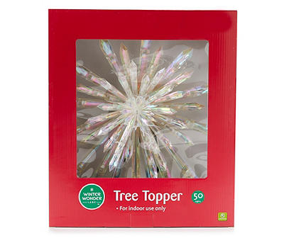 Crystal Lotus Light-Up Tree Topper