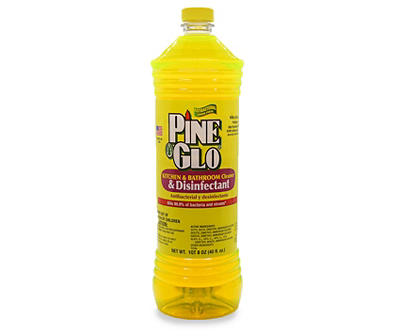 Pine Glo Lemon Fresh Antibacterial & Disinfectant Cleaner, 40 Oz.
