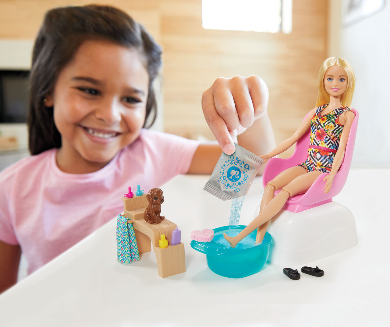 Barbie mani 2025 pedi spa