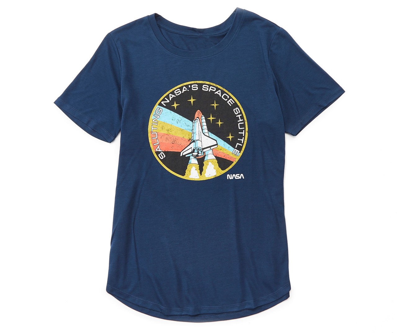 Women's Retro NASA Graphic Tee, Size L