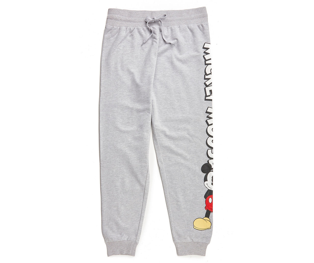 Women's Gray Mickey Mouse Sweatpants