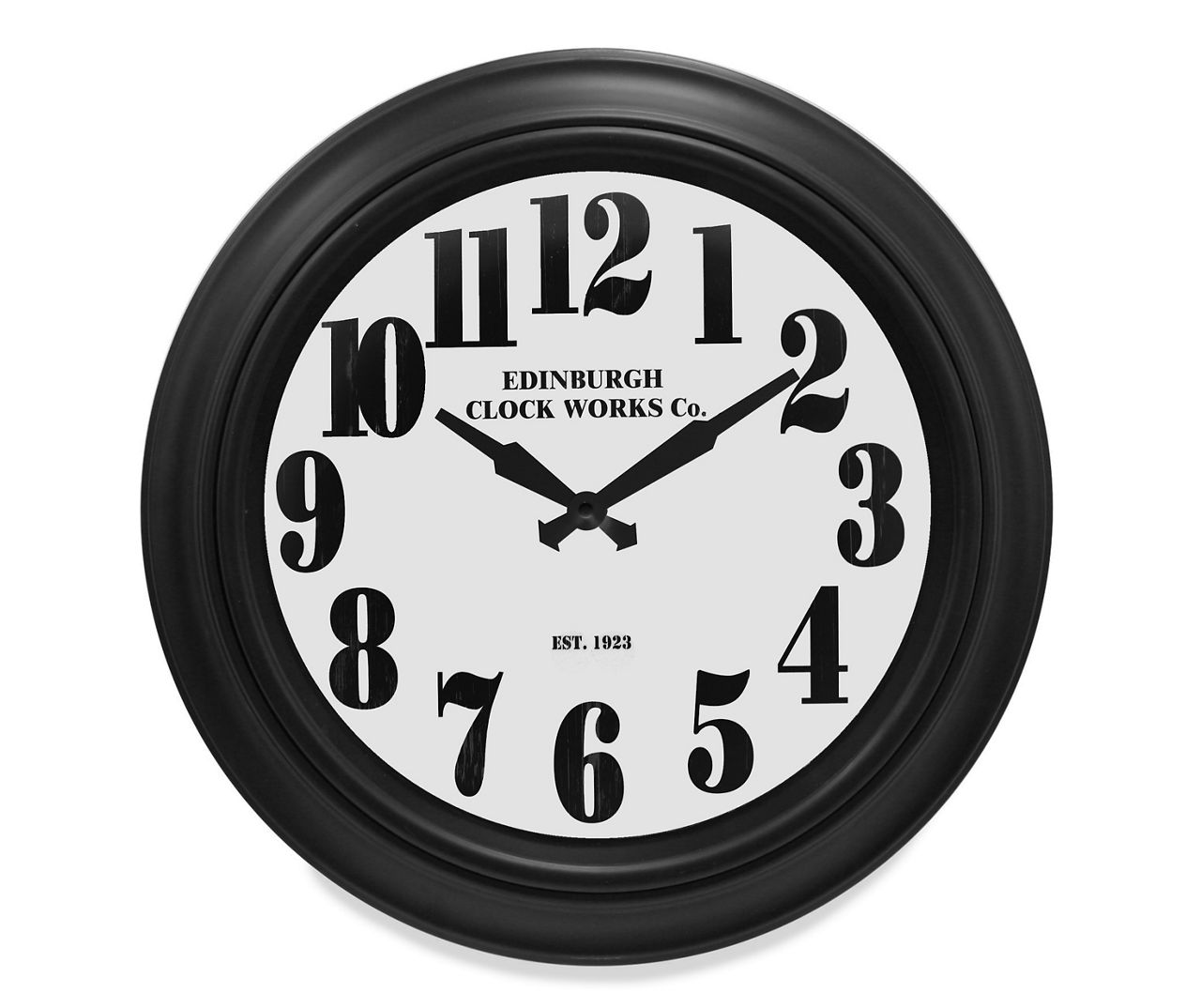 White & Black Wall Clock Big Lots