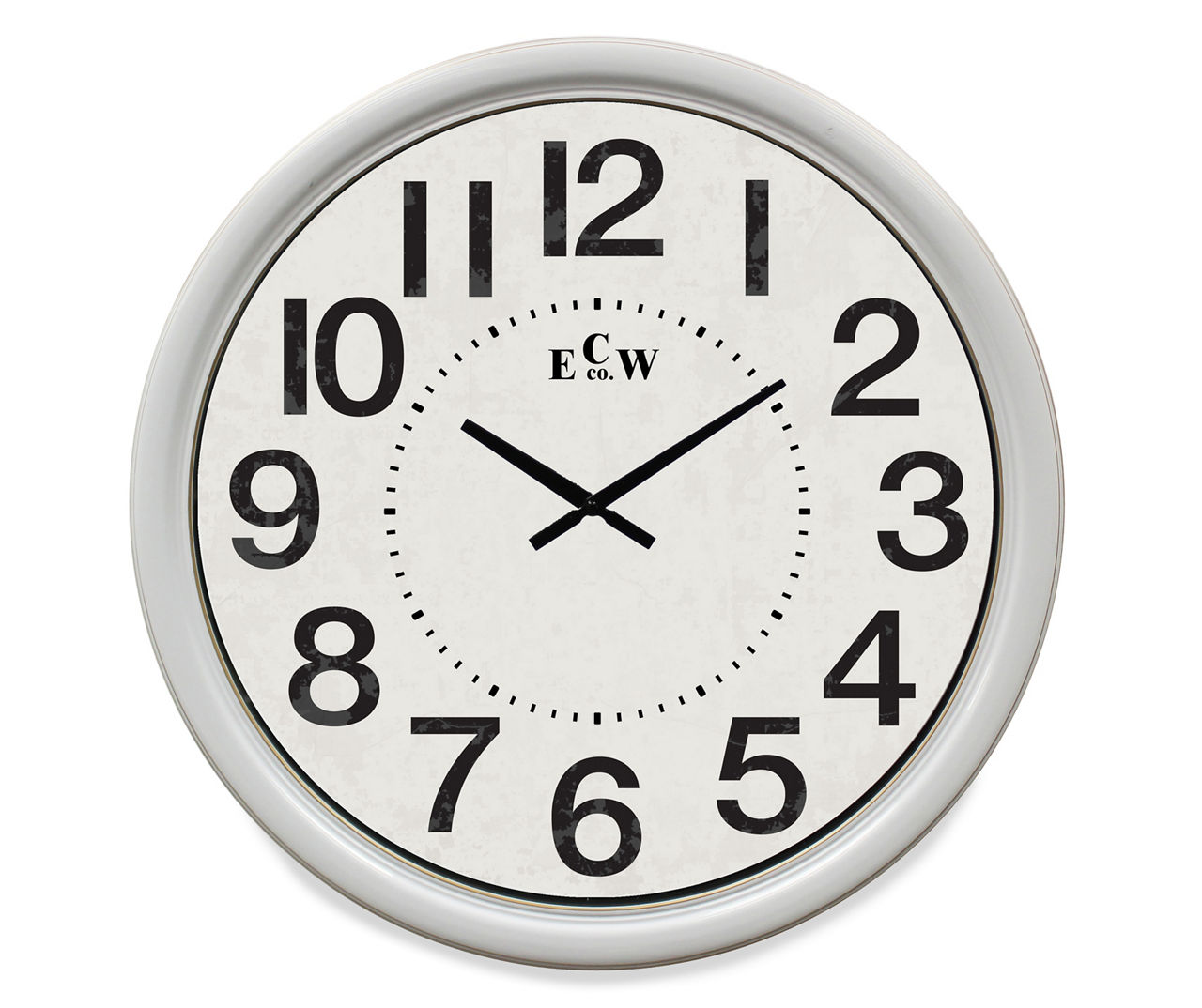 White Glossy Wall Clock Big Lots
