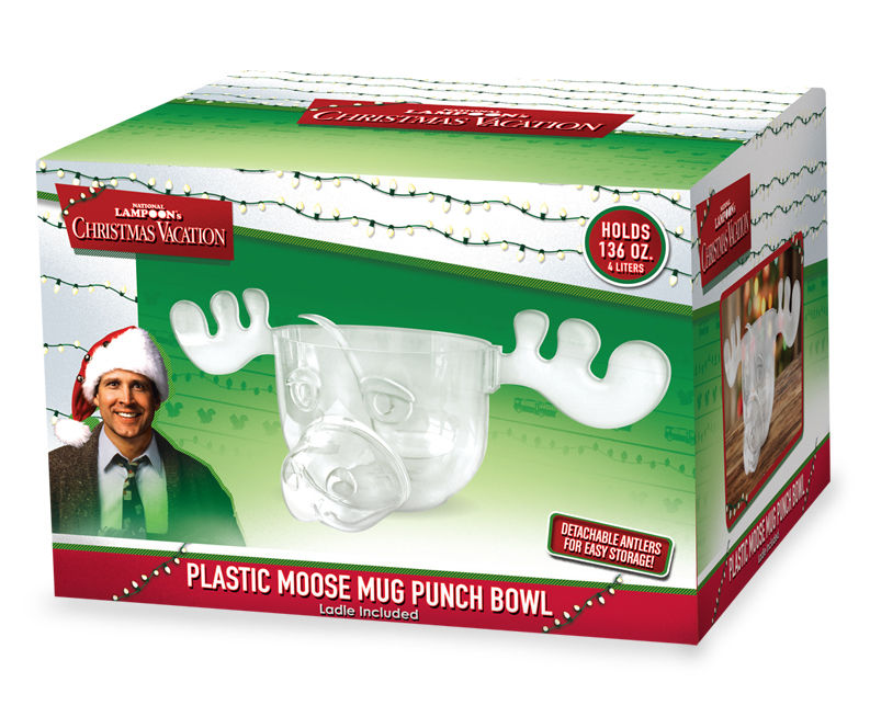 National Lampoon's Christmas Vacation Marty Moose Plastic Punch Bowl ...