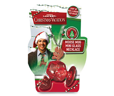 National Lampoon's Christmas Vacation LED Marty Moose Shot Glass Necklace, 1 Oz.