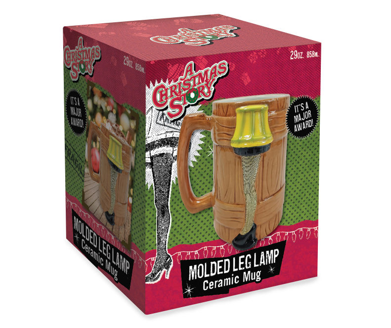 A Christmas Story Leg Lamp Spinner Mug 12oz. Novelty Coffee Cup