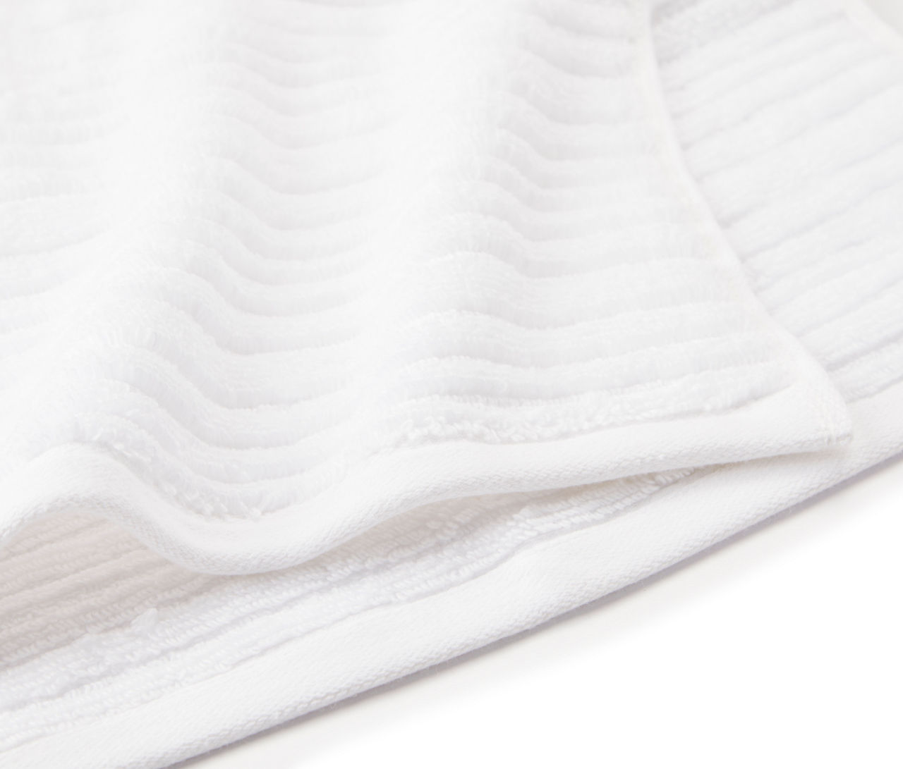 Broyhill White Winding Lines Hand Towel