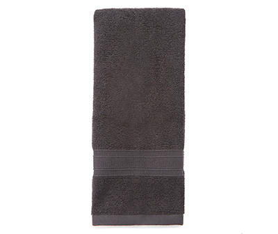 Black Performance Hand Towel