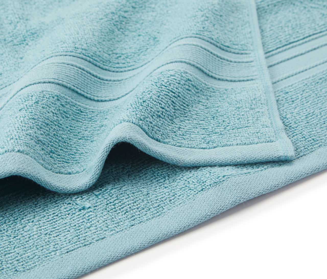 Broyhill Dark Aqua Contour Bath Rug