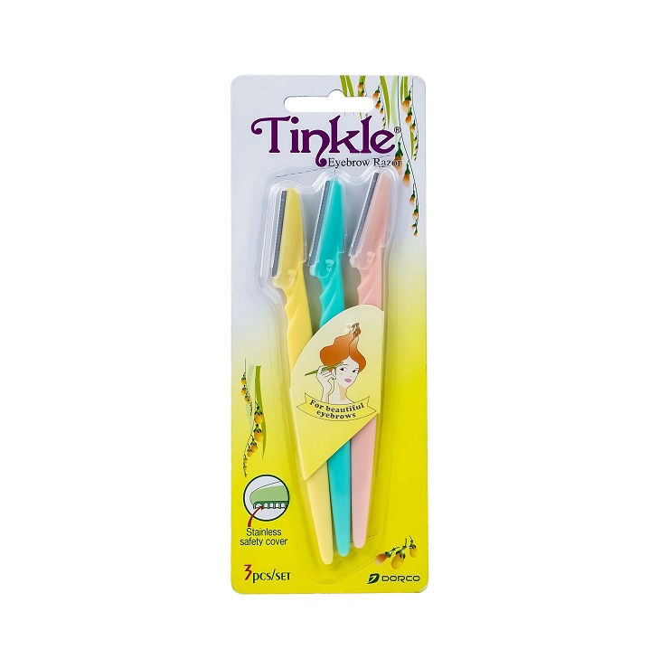 Tinkle Eyebrow Razor, 3Pack Big Lots