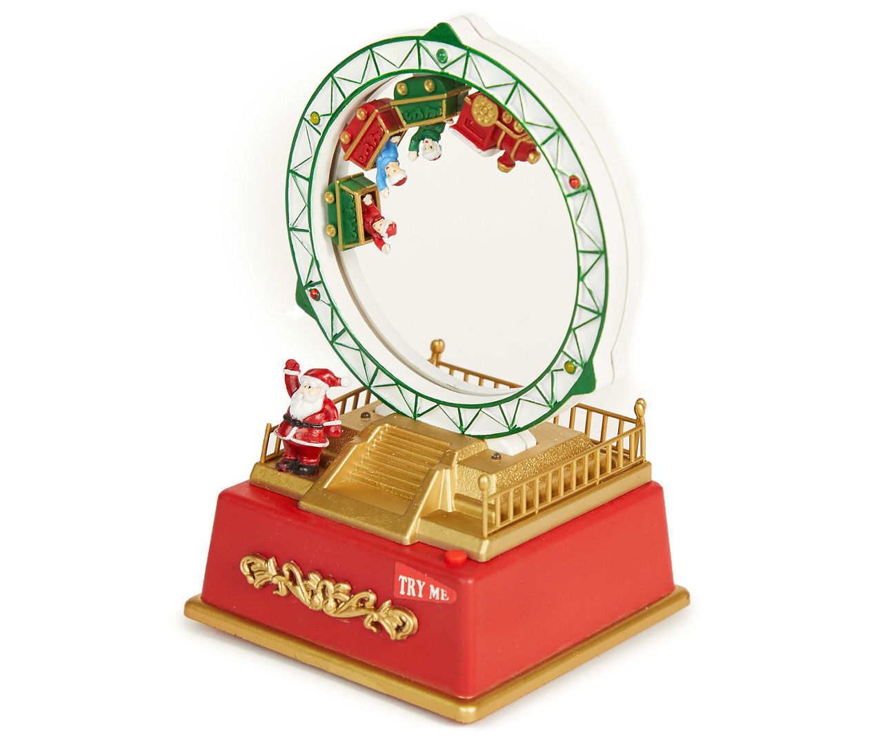 7" Holiday Roller Coaster Animated Decor