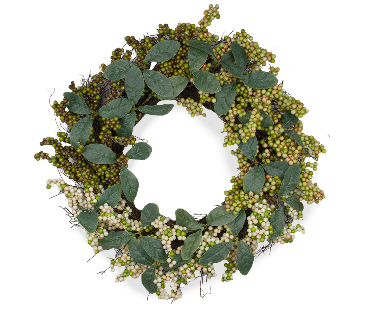 24" Berry & Leaf Wreath Big Lots