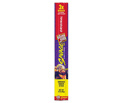 Savage Original Smoked Snack Stick, 3 Oz.