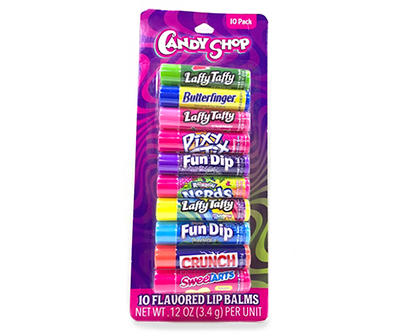 Candy Shop Lip Balm, 10-Pack