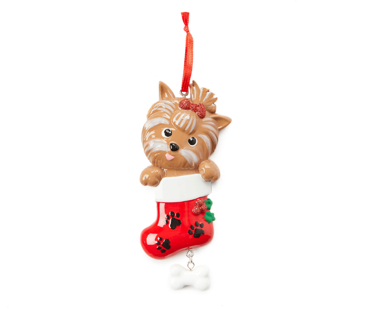 Dog in Stocking Ornament