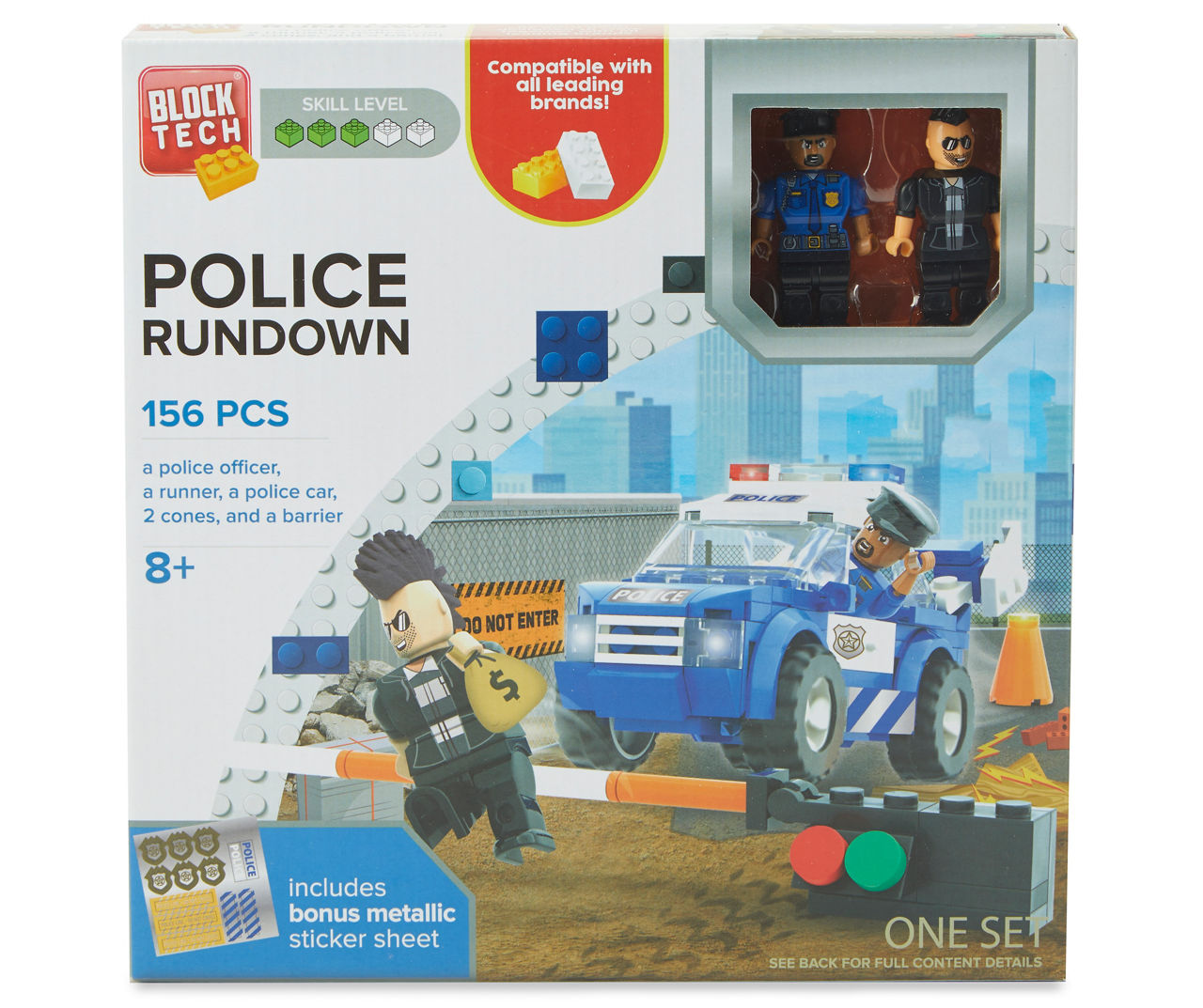 New Police Response 148 Piece Block Tech Playset 