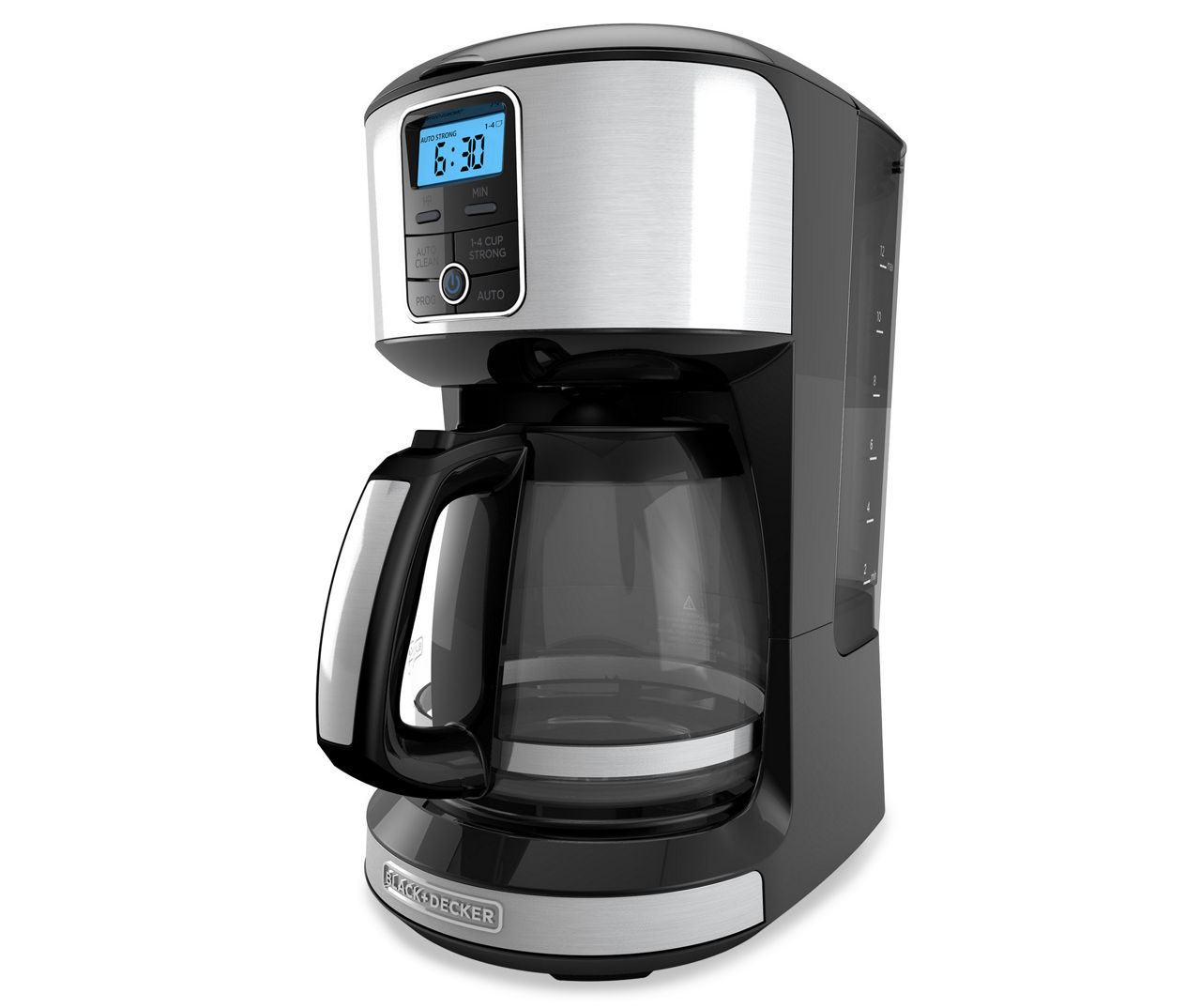 Black + Decker 12-Cup Coffee Maker with Glass Carafe