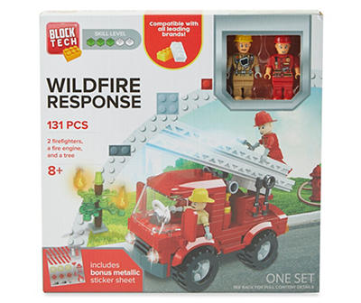 Wildfire Response Firefighter 131-Piece Building Set