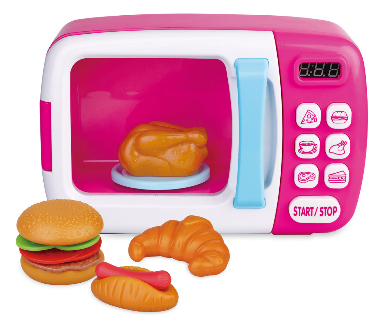 small cute microwave pretend toy cooking