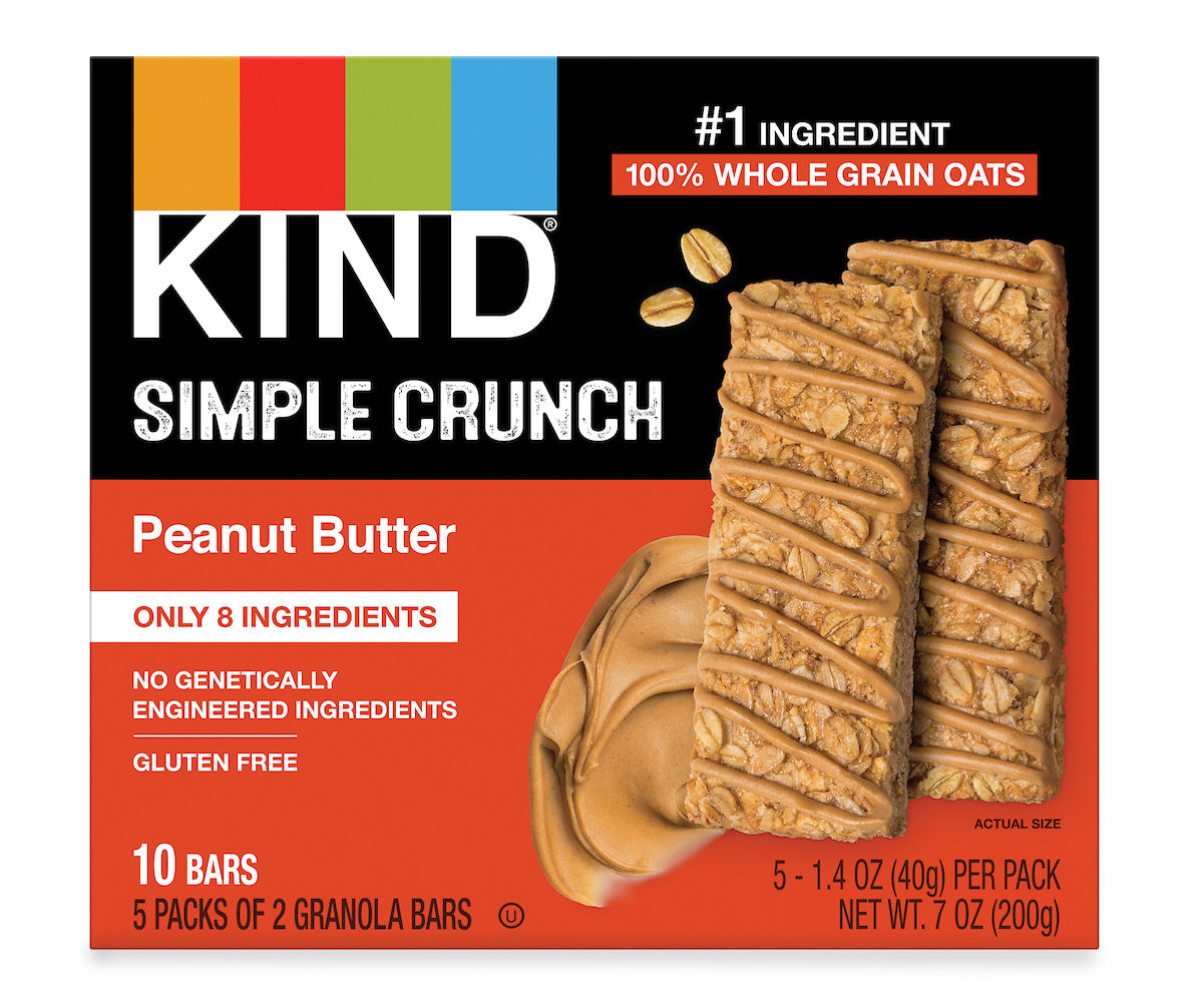 Simple Crunch Peanut Butter Granola Bars, 5-Pack