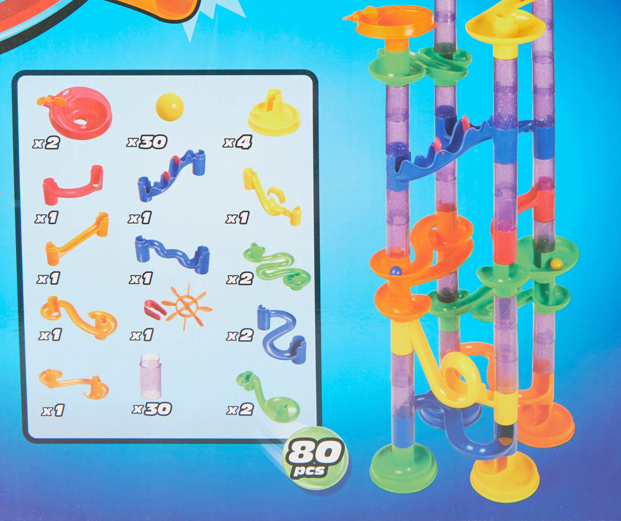 Marble Run 80 Piece Game