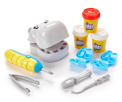 Kiddy Dough Hippo Dentist Modeling Dough Play Set