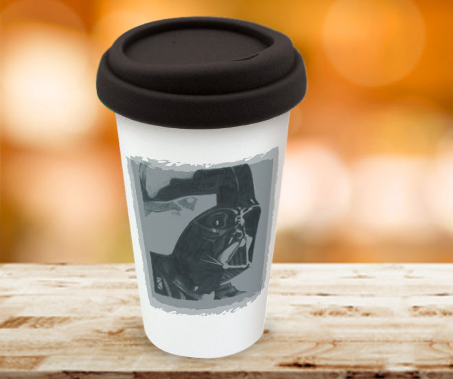 Star Wars Darth Vader/ Death Star Heat Reveal 11oz Ceramic Coffee Mug -  Black - Bed Bath & Beyond - 31412415