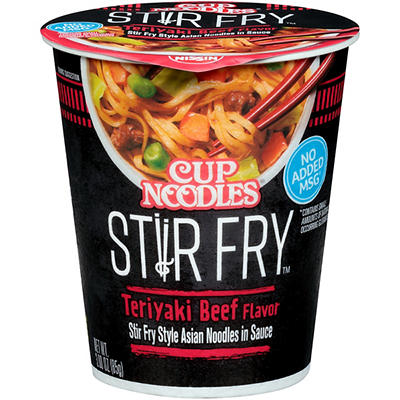 Teriyaki Beef Cup Noodles Stir Fry, 3 Oz.
