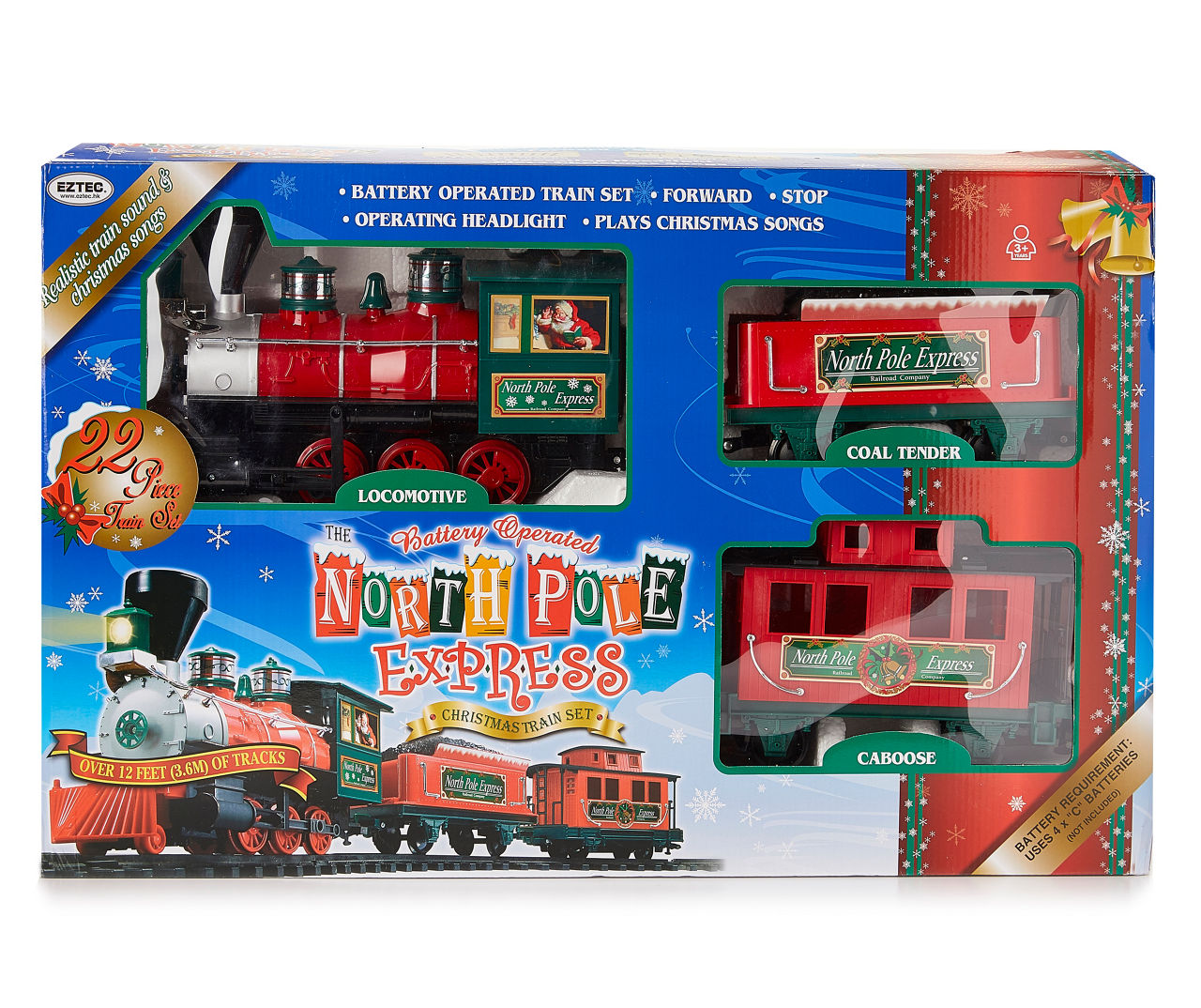 eztec north pole express train set