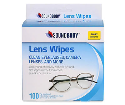 Lens Wipes, 100-Count