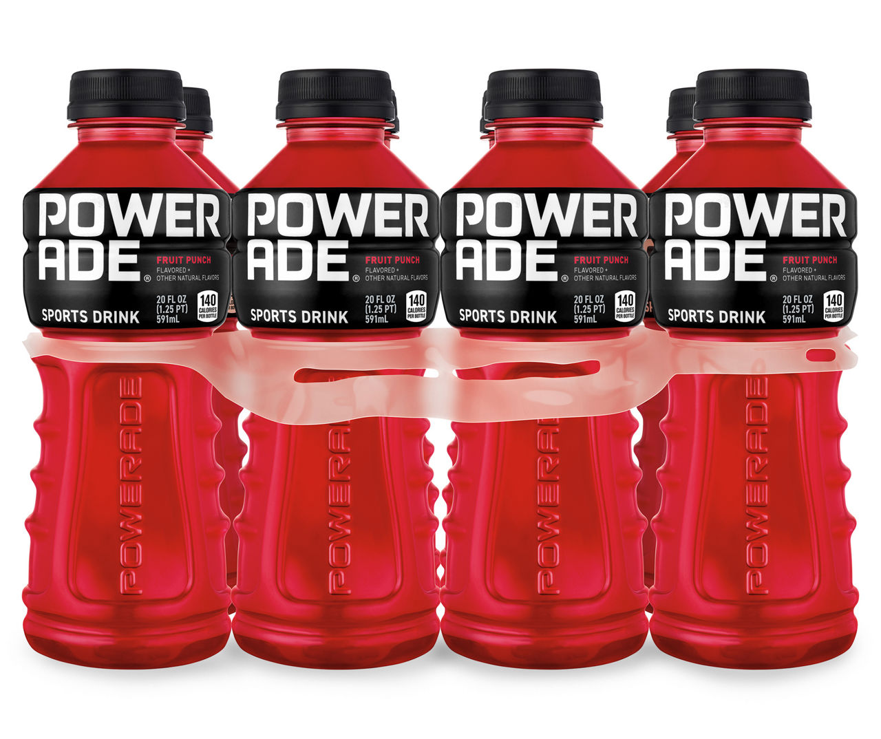 Powerade POWERADE Fruit Punch Bottles, 20 fl oz, 8 Pack | Big Lots