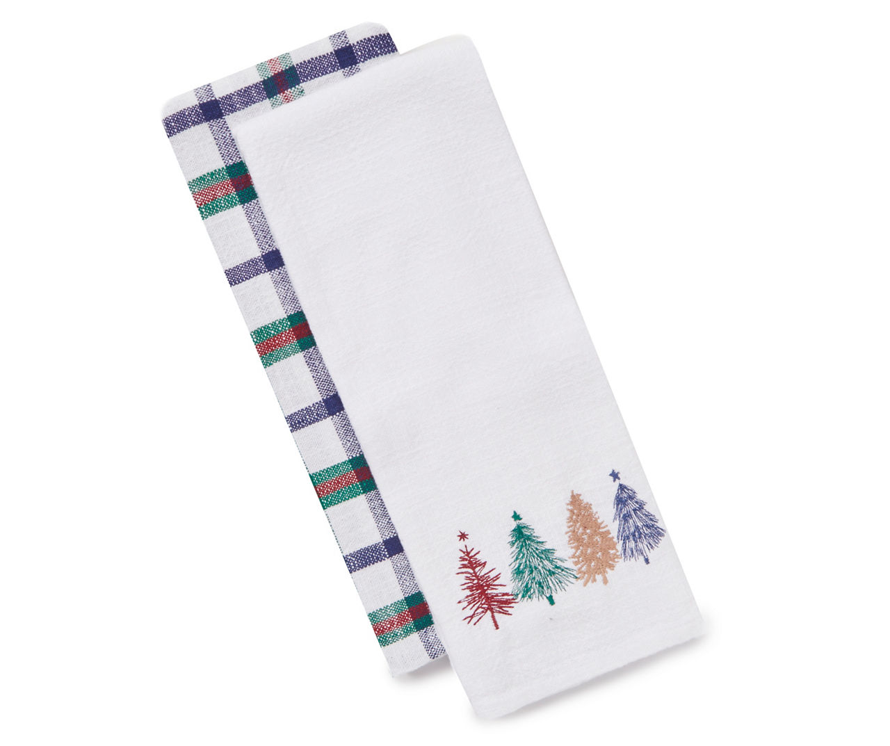 Woodland Plaid Dish Towels - Set of 2