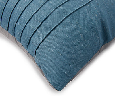Vittorio Teal & Gray King 7-Piece Comforter Set
