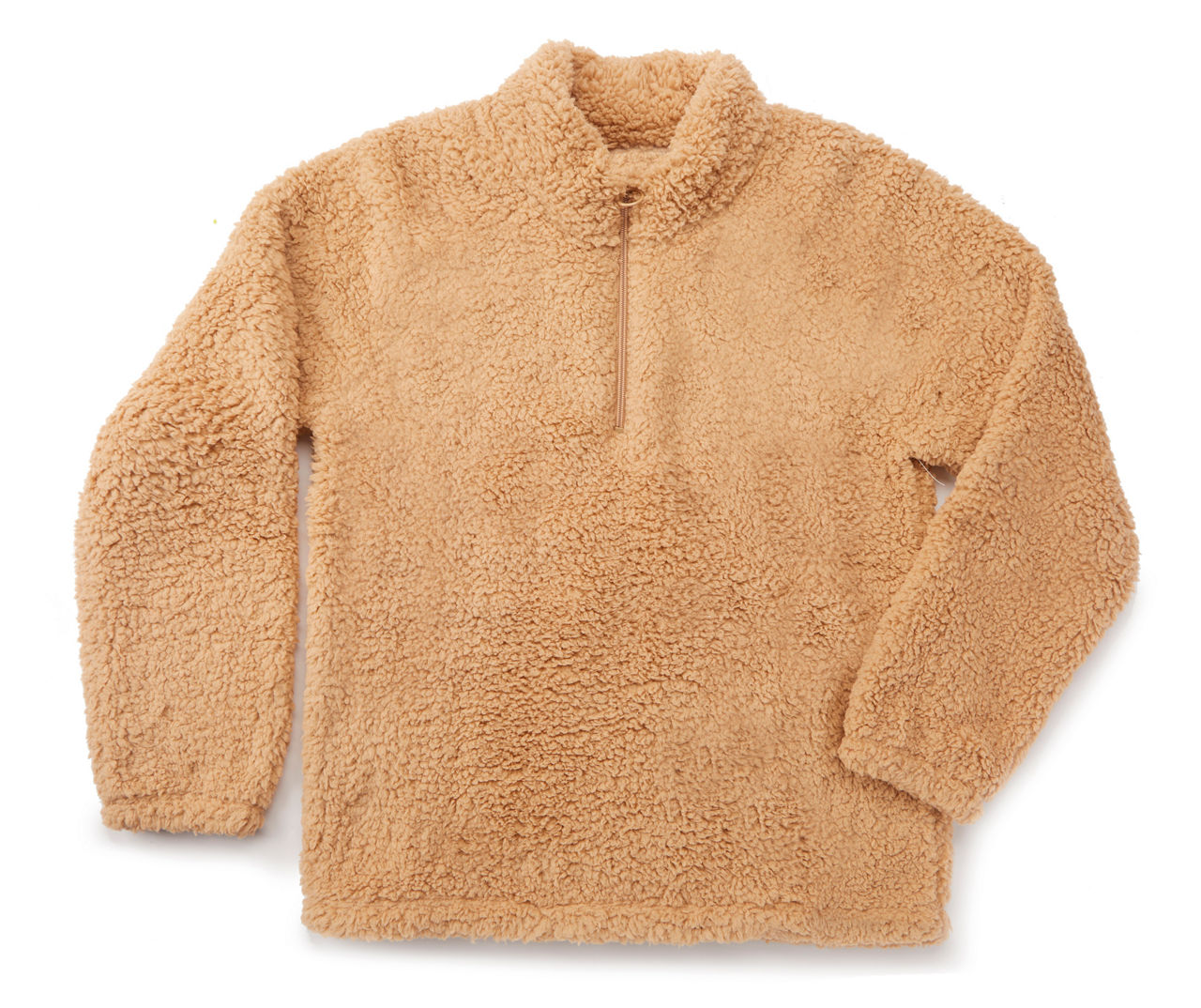 Camel sherpa online pullover