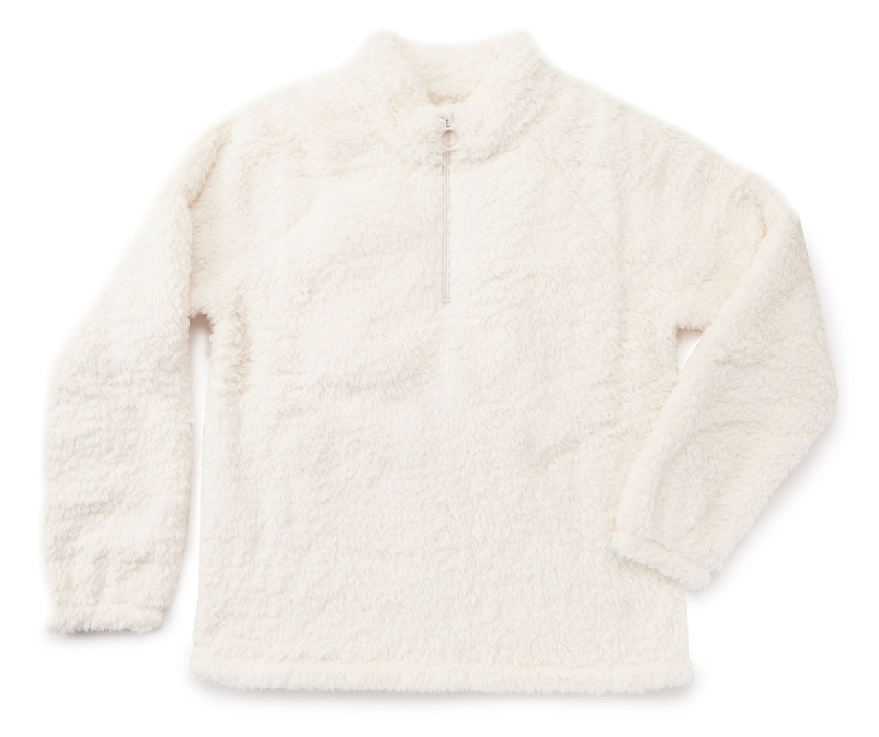 LDS SHERPA PULLOVER IVORY M