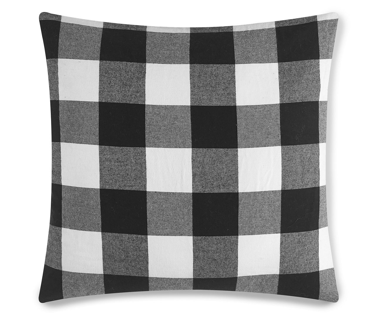 Dearfoams Black & White Buffalo Check Throw Pillow Big Lots