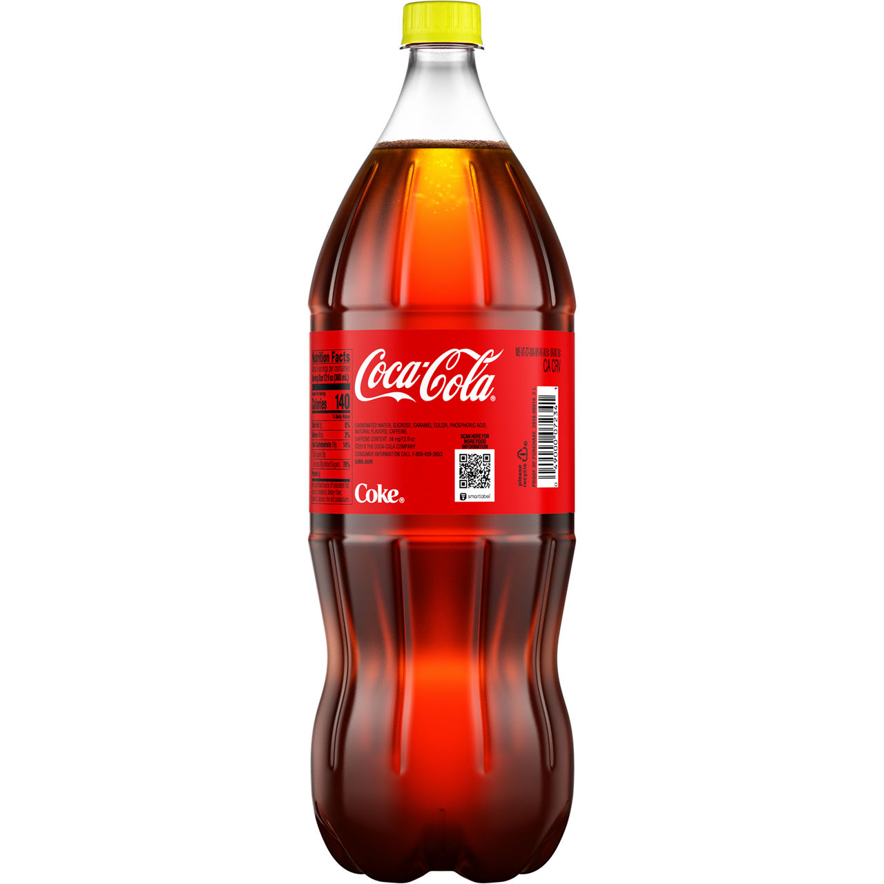  Coca-Cola Soda Soft Drink, 67.6 Fl Oz Bottle