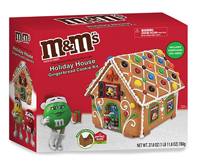 M&M's Holiday House Gingerbread Cookie Kit, 27.8 Oz.