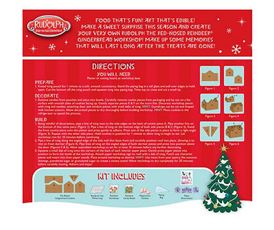 Santa's Workshop Gingerbread Cookie Kit, 26.75 Oz.