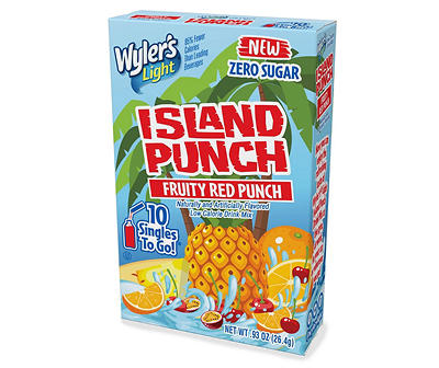 Light Fruity Red Punch Drink Mix, 10-Pack